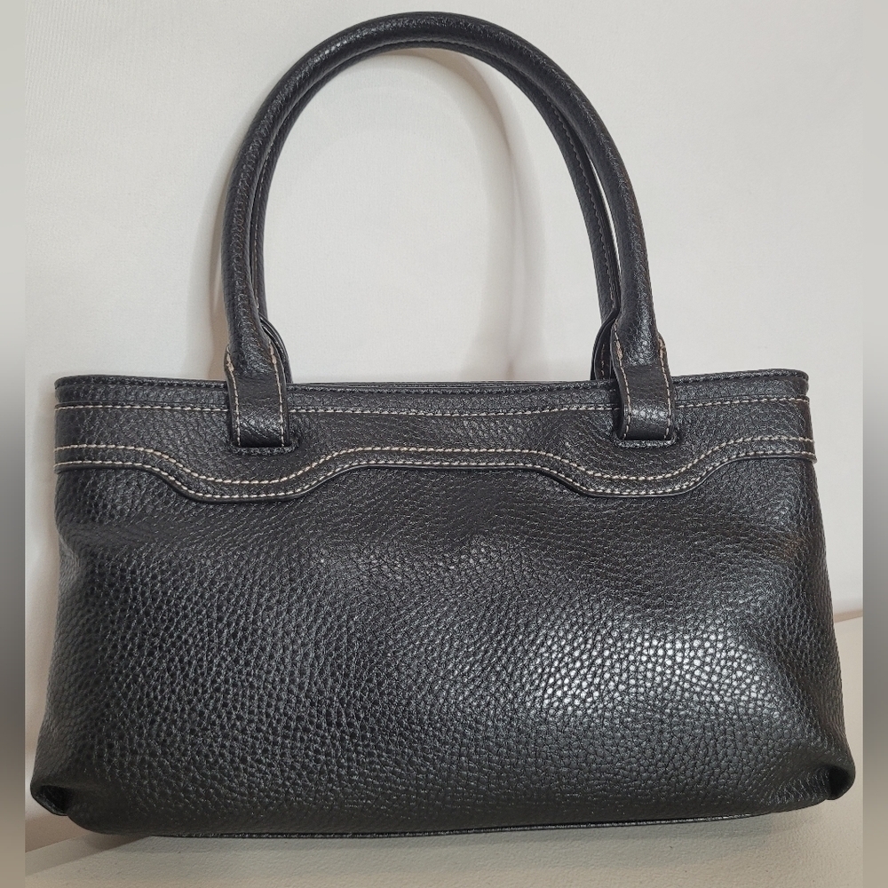 Liz Claiborne Vintage Y2K Faux Leather Mini Satchel Handbag